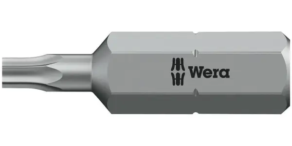 Wera Porte-embout de sécurité TX8 x 25mm pour vis Torx anti-vandalisme