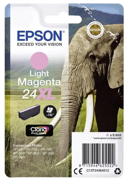 EPSON 24XL Original Extra Large Claria Ink Cartridge - Magenta