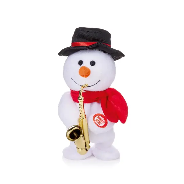 Premier Dansende Muzikale Saxofoon Figuur - Sneeuwpop (Batterij)