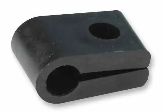 Pro Power Abrazaderas para Cable de 7.6mm, LDPE Negro, Pack de 100