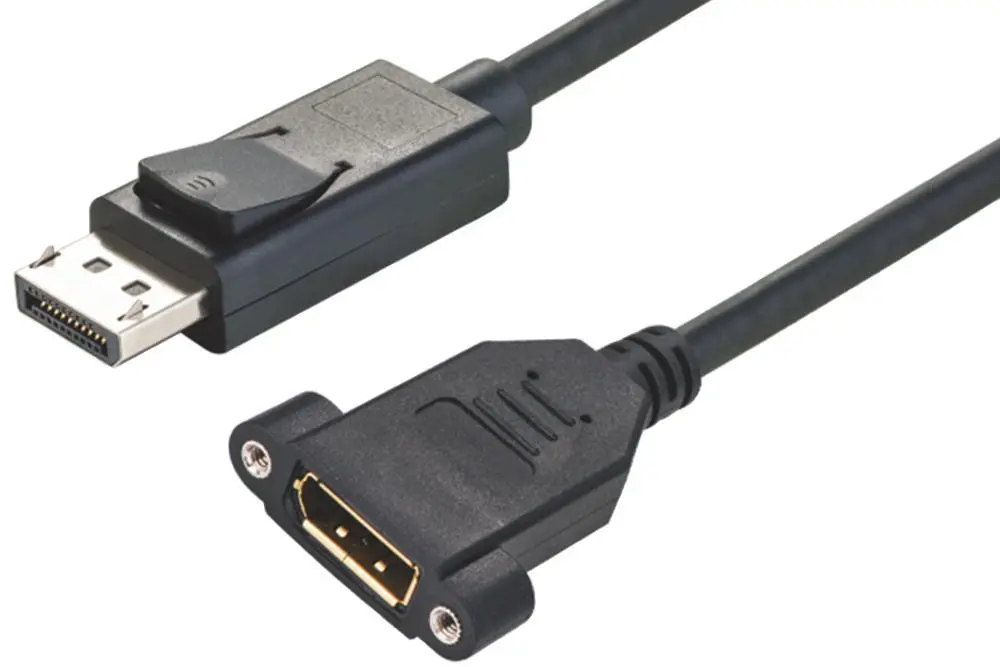 Adaptateur DisplayPort Femelle vers Mâle PRO SIGNAL, 1m, Noir