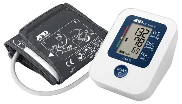 A&D INSTRUMENTS UA-651 Upper Arm Blood Pressure Monitor with SlimFit Cuff (22- 