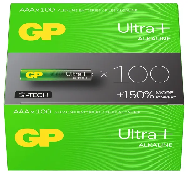 GP Batteries Ultra Plus Alkaline AAA Batteries
