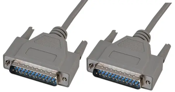 PRO SIGNAL 25-Pin D-Sub Male to Male Data Cable, 3m, Grey