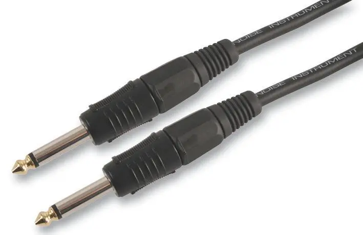 PULSE 6.35mm (1/4”) Mono Jack to Jack Lead, 10m Black