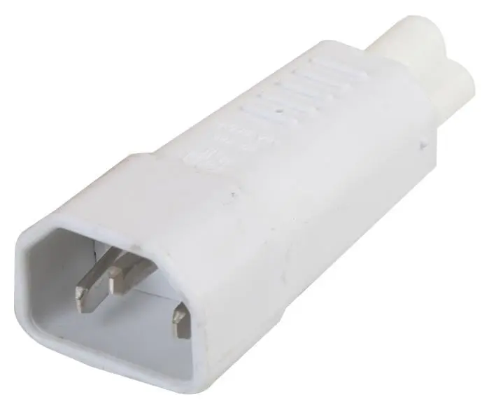 PRO ELEC C14 to C5 Adaptor, 10A 250V, White