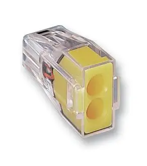 Connecteur Pushwire WAGO, 2 voies, 2,5mm², Design compact