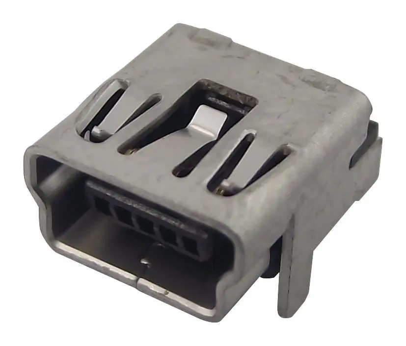 MOLEX USB Mini-B Through Hole Socket, USB 2.0
