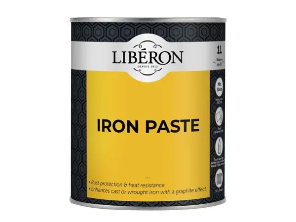 Liberon IJzerpasta, Zwart Grafiet, 1 Liter