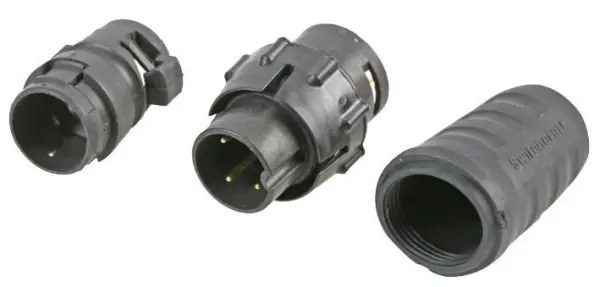 SWITCHCRAFT/CONXALL EN3C4M 4핀 방수 커넥터 플러그