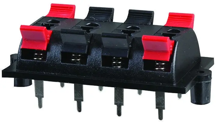 CLIFF ELECTRONIC COMPONENTS - 8位彈簧端子揚聲器連接器