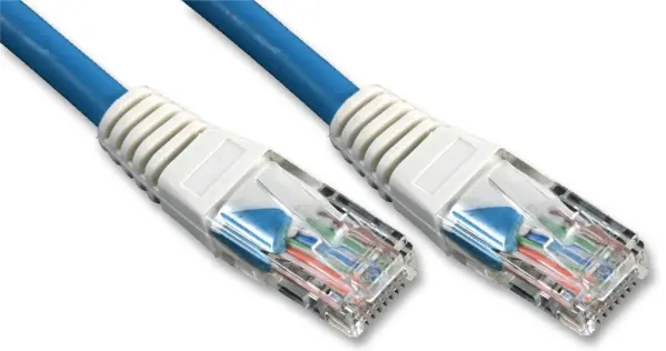 PRO SIGNAL RJ45 Male to Male Cat5e UTP Ethernet Kabel, 2m Blauw