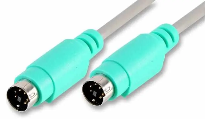 Pro Signal Cable PS/2 6-Pin Mini DIN Macho a Macho, 2m Gris