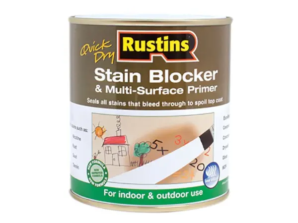 Rustins Quick Dry Stain Block & Multi Surface Primer, 1 Litre