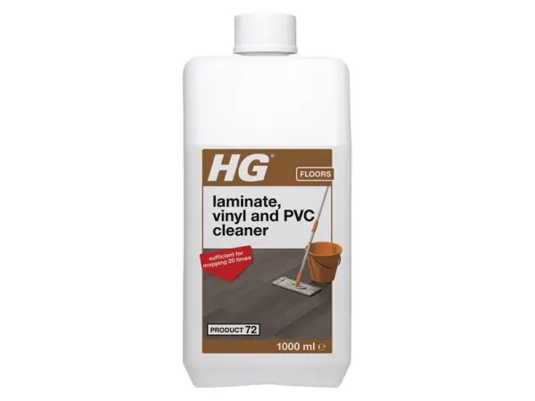 HG Limpiador de Laminado, Vinilo y PVC 1L, Fórmula sin Rayas