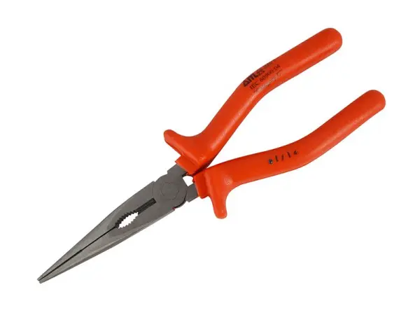 ITL Insulated Snipe Nose Pliers 200mm with Side Cutter