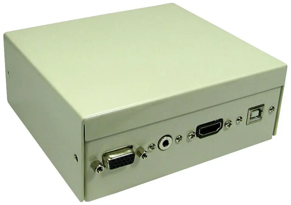 PRO SIGNAL 4 Port Multimedia Connection Box with HDMI, VGA & USB
