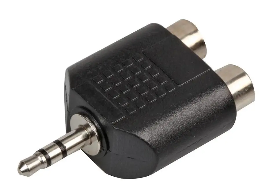Adaptateur PRO SIGNAL Phono vers Jack 3,5mm, 2x RCA vers prise stéréo