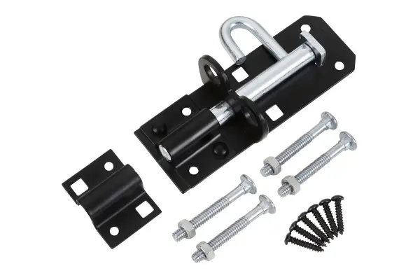 Blue Spot Tools 100mm 布伦顿螺栓 黑色粉末涂层 碳钢 门栓