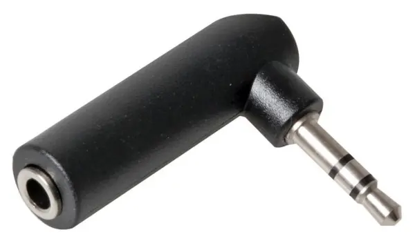 Adaptateur audio PRO SIGNAL 3,5 mm à angle droit prise/fiche stéréo