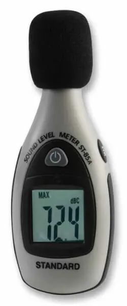 TENMA Misuratore di Livello Sonoro Digitale Portatile, 40dB a 130dB