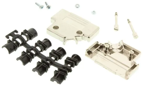 MH CONNECTORS - Κάλυκας D-Sub 25-Pin Μεταλλικό-Πλαστικό, Γωνία 45°