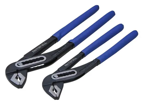 Faithfull Waterpump Plier Twin Pack (250mm & 300mm)