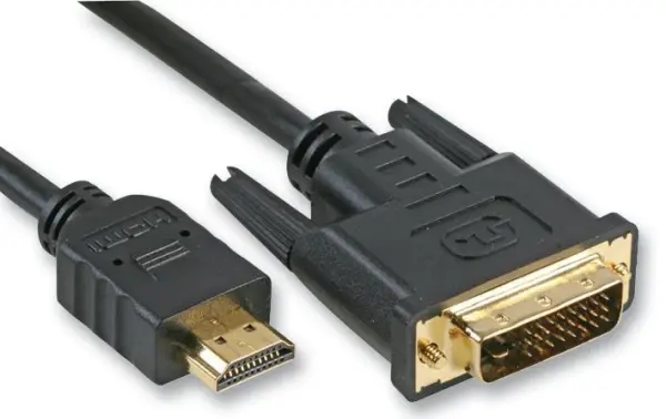 PRO SIGNAL HDMI to DVI-D 케이블, 7.5m, 골드 커넥터, 블랙