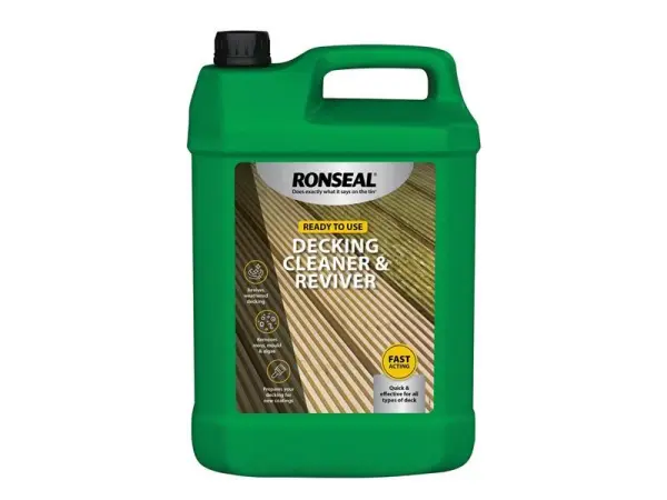 Ronseal Detergente e Rivitalizzante per Decking Pronto all'Uso 5L