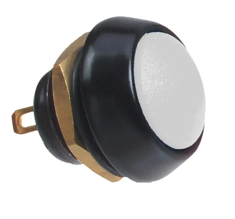 ITW Switches 59 Series Push Switch, SPNO, Momentary, White