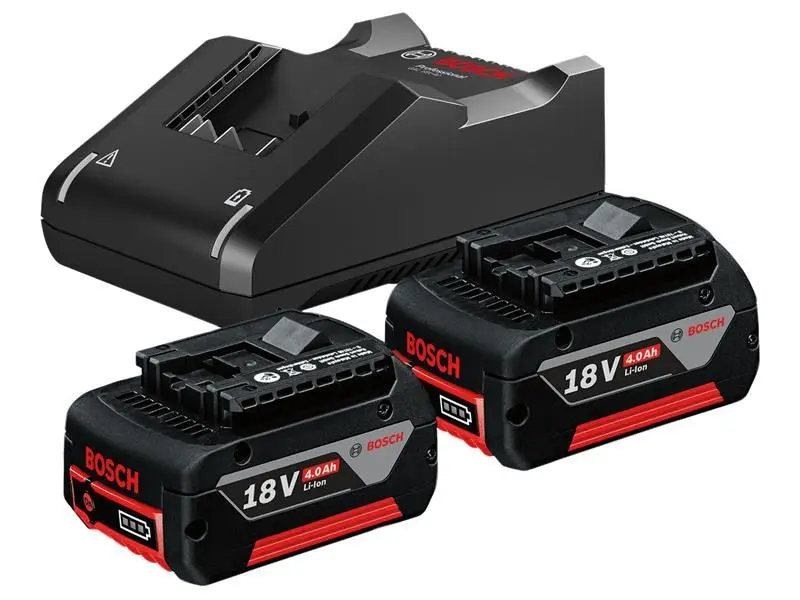 Bosch Kit de Inicio Batería 18V 4.0Ah y Cargador Rápido