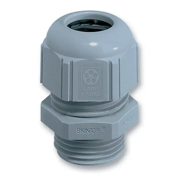 Lapp UK Skintop STR Cable Gland, PG29, IP68, Silver Grey