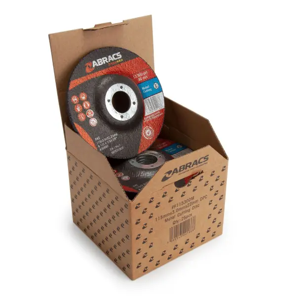 Abracs Dischi per Taglio Metalli Proflex 115mm x 3mm (Confezione da 25)
