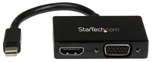 STARTECH מתאם מיני DisplayPort ל-HDMI/VGA, שחור
