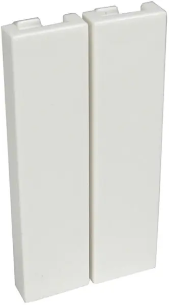 PRO SIGNAL 2x Euro Mod Quarter Blanking Plates 12.5 x 50mm