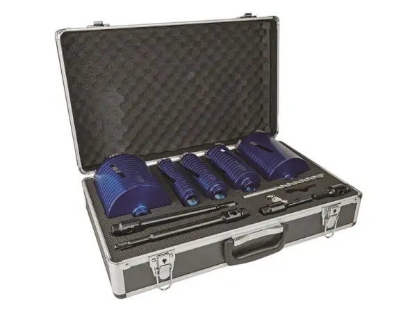 MEXCO XCEL Slotted Dry Core Drill Kit, 11-Piece