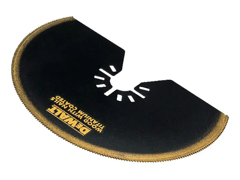 DeWalt Titanium Semi-Circle Multi-Tool Blade, 100mm, 22 TPI