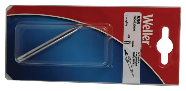 WELLER Puntale diritto per saldatore Longlife 5.0mm per SP40L e SI40