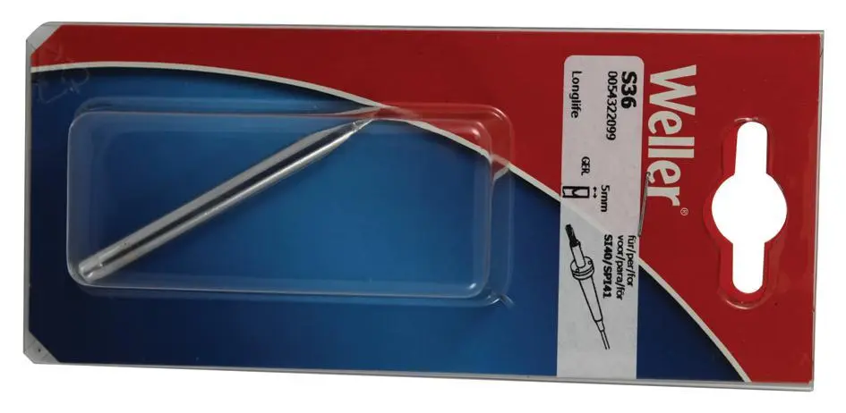 WELLER 5.0mm Longlife Straight Soldering Iron Tip for SP40L & SI40