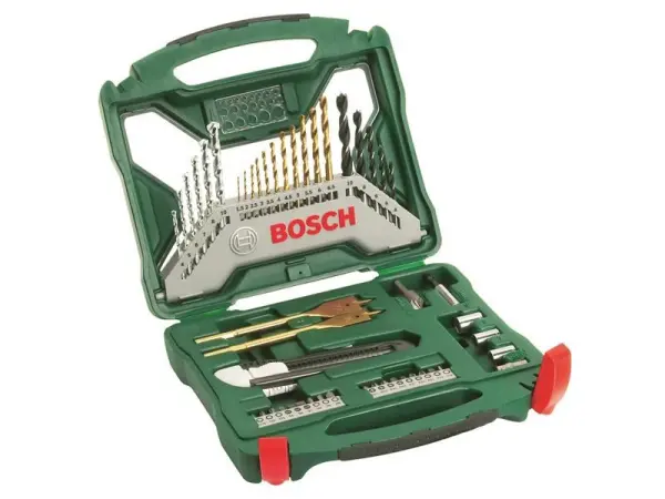 Bosch X-Line Titanium Drill & Screwdriver Bit Set, 50-Piece