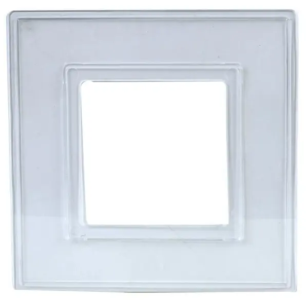 PRO ELEC Clear Light Switch Finger Plate, Pack of 2
