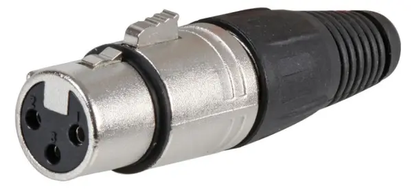 CLIFF FC6140 Conector XLR de 3 Polos, Terminação para Soldar