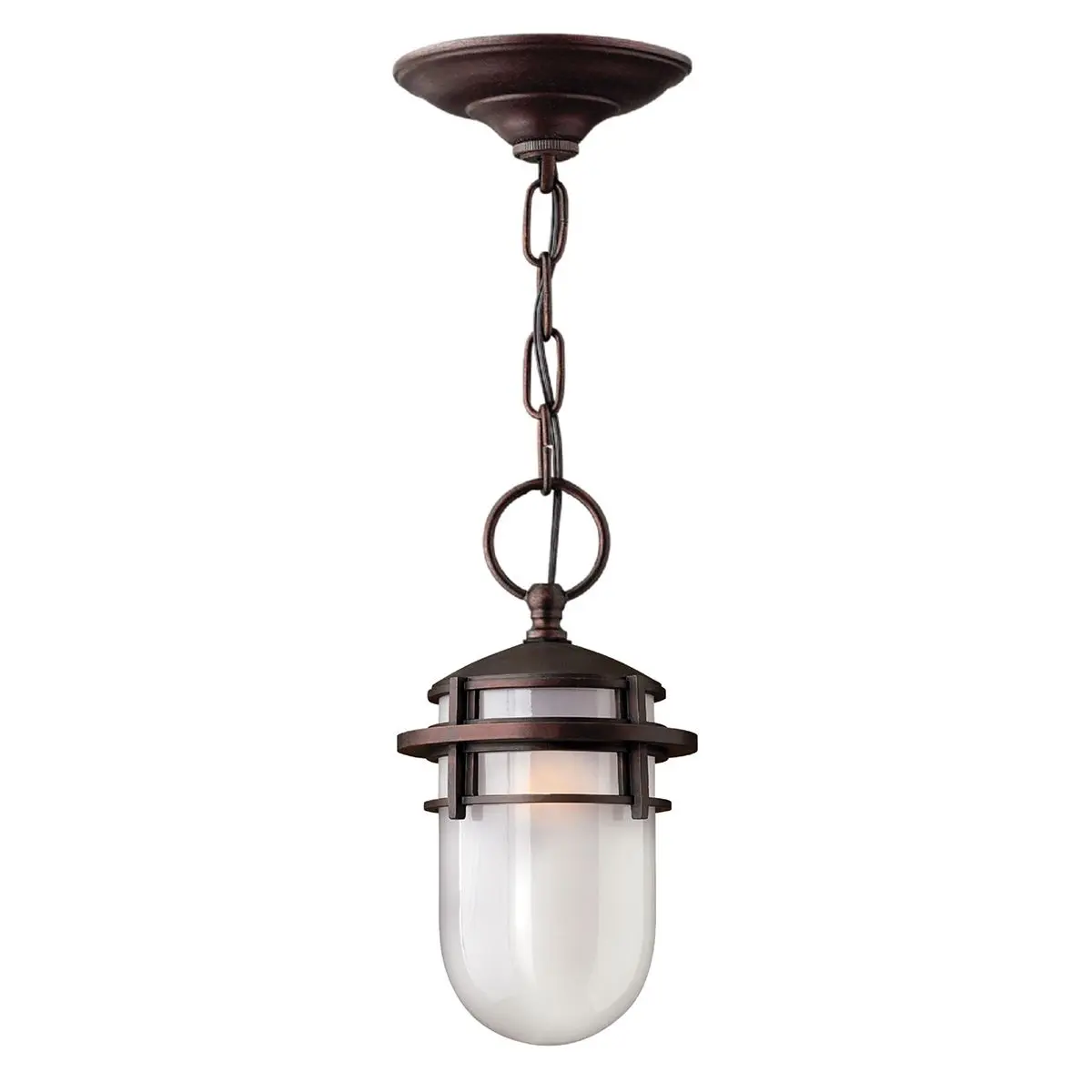 Hinkley Reef 1-Light Chain Lantern, Victorian Bronze