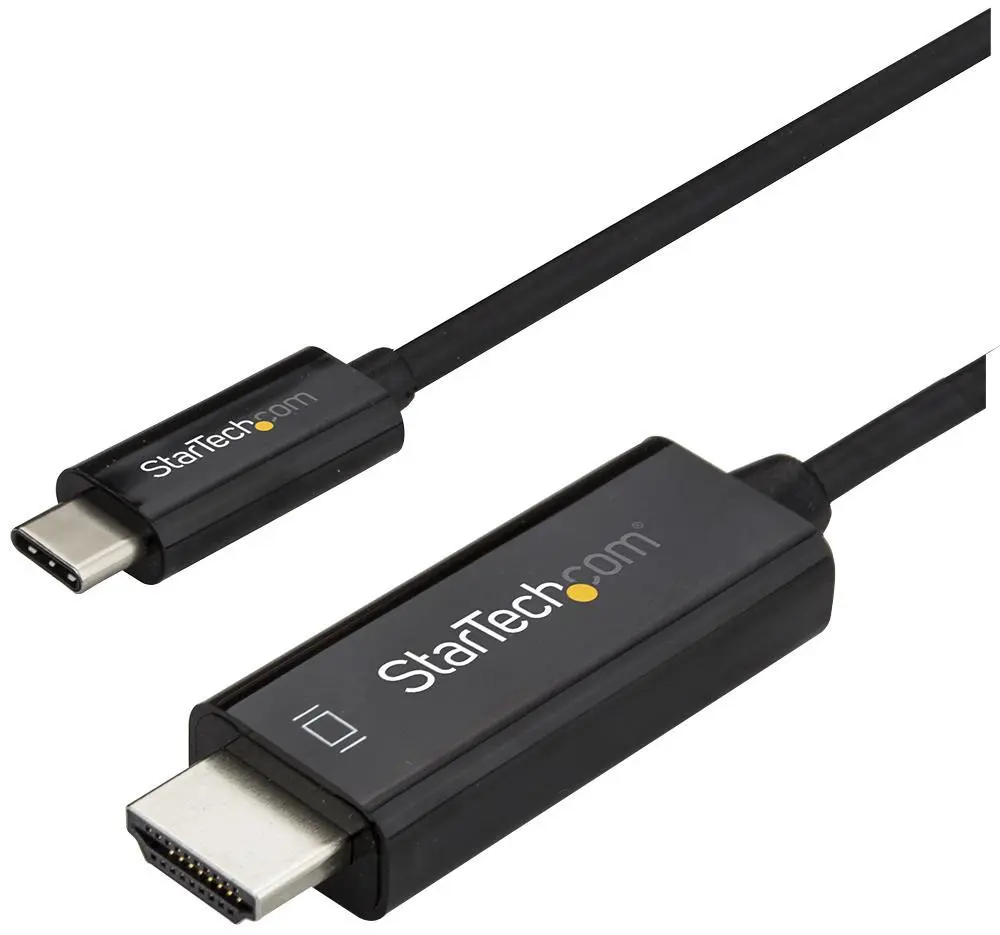 STARTECH - Kabel USB-C ke HDMI, 1m Hitam