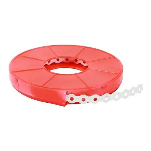 Timco Banda Perforada de Sujeción Blanca, 12mm x 10m