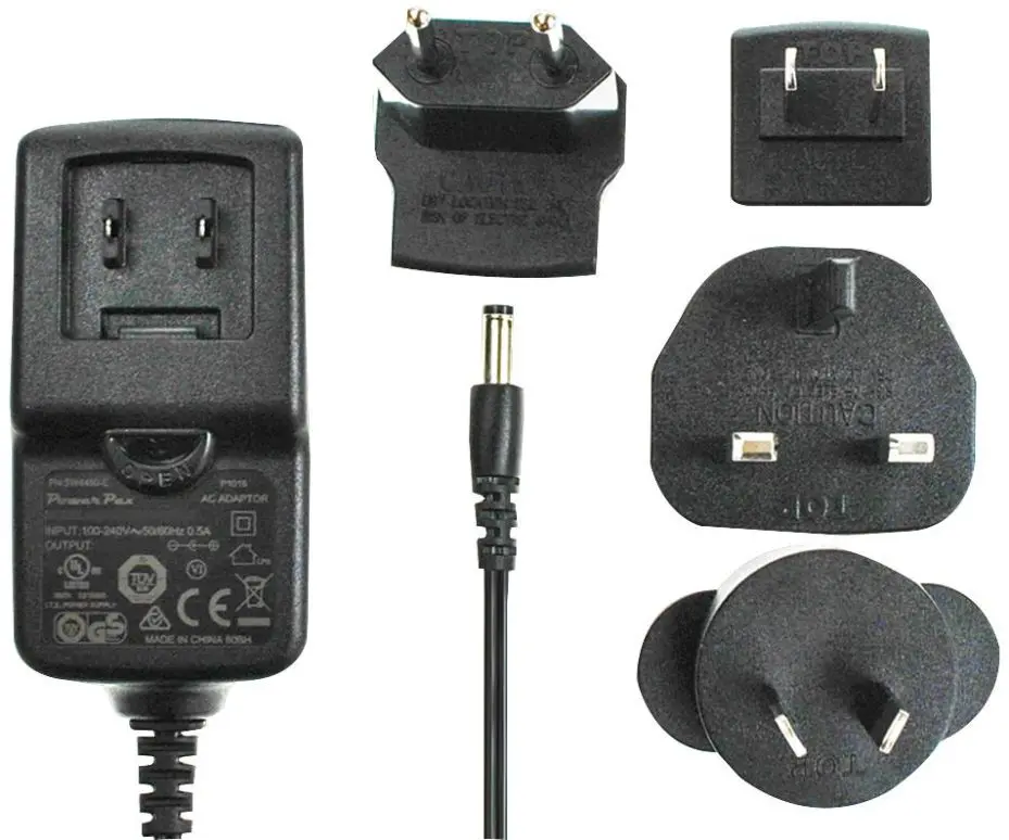 POWERPAX Διεθνής Τροφοδοτικό 24V 500mA 15W με 2.5mm Plug