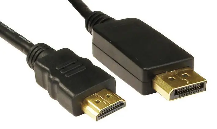 PRO SIGNAL - Câble DisplayPort vers HDMI (2m, Noir)