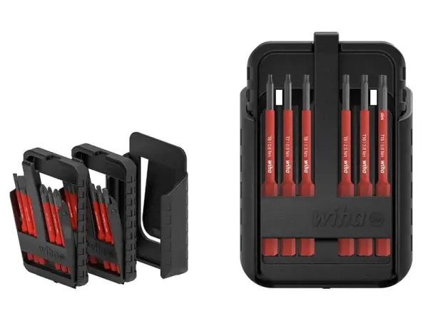 Wiha SlimBit - Jeu d'embouts TORX®/TORX PLUS®, 15 pièces, certifié 1000V AC