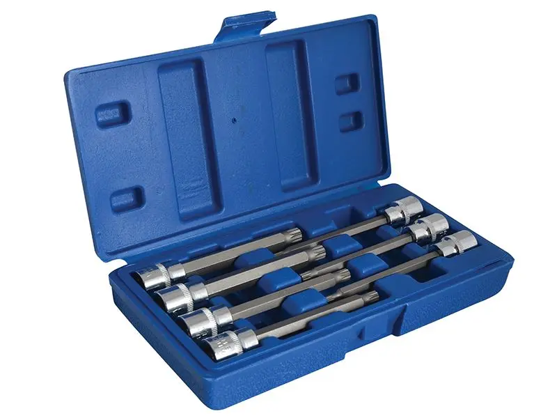 BlueSpot Set di Punte a Bussola Extra Lunghe 3/8in, 7 Pezzi