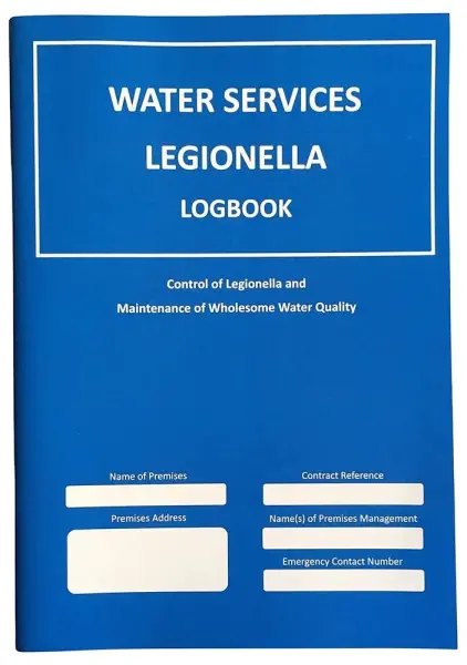 Water Services Legionella Log Book
